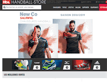 Tablet Screenshot of handball-store.fr